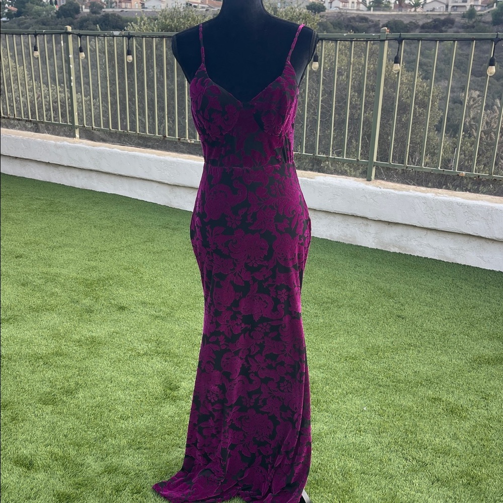 Fashion Nova Purple Maxi Dress
